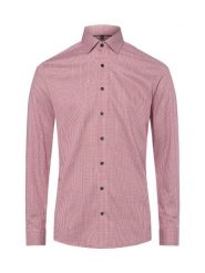 Finshley & Harding koszula biznesowa Mężczyźni Modern Fit Bawełna czerwony|biały, 43. Białe koszule Finshley & Harding, m, bez wzorów, z bawełny, bez kołnierzyka, bez ramiączek. Za 119.95 zł.