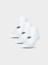4F Skarpetki casual przed kostkę (3-pack) męskie - białe 43-46. Białe skarpety 4F, bez wzorów, z bawełny. Za 44.99 zł.