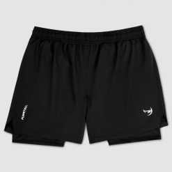 Spodenki treningowe męskie FUMETSU Origins Dual Layer. Czarne krótkie spodenki sportowe FUMETSU, m, bez wzorów. Za 159.99 zł.