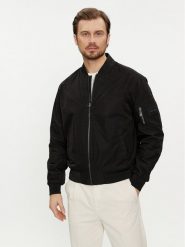 Calvin Klein Kurtka bomber Hero K10K112783 Czarny Regular Fit. Czarne kurtki CALVIN KLEIN, m, bez wzorów, z syntetyku, bez kaptura. Za 659.99 zł.