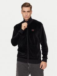 Hugo Bluza 50524804 Czarny Regular Fit. Czarne bluzy Hugo, m, bez wzorów, z syntetyku, bez kaptura. Za 289.99 zł.
