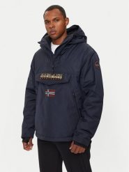 Napapijri Kurtka anorak Rainforest Next NP0A4IB9 Granatowy Regular Fit. Niebieskie kurtki Napapijri, m, bez wzorów, z syntetyku, bez kaptura. Za 959.99 zł.