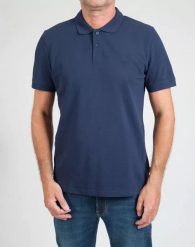 WRANGLER POLOSHIRT MĘSKI T-SHIRT KOSZULKA NAVY W7X7K4114 112320563. Niebieskie t-shirty Wrangler, m, bez wzorów, bez kołnierzyka, bez ramiączek. Za 69.99 zł.