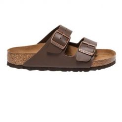 Klapki turystyczne uniseks Birkenstock Arizona 51701. Brązowe klapki Birkenstock, z materiału. Za 359.00 zł.