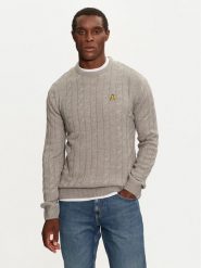 Brave Soul Sweter MK-162ALLIANCE Szary Regular Fit. Szare swetry rozpinane Brave Soul, m, bez wzorów, z syntetyku, bez kołnierzyka, bez ramiączek. Za 59.99 zł.