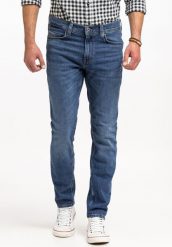 MUSTANG VEGAS SLIM MĘSKIE SPODNIE JEANSOWE JEANSY DŻINSY DENIM BLUE 1015043 5000 702. Niebieskie jeansy Mustang, l. Za 199.99 zł.