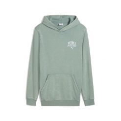 Męska bluza z kapturem z efektem sprania PUMA Class PUMA Green Moon. Zielone bluzy z kapturem Puma, m, bez wzorów, z gumy, z kapturem. W wyprzedaży za 149.00 zł.