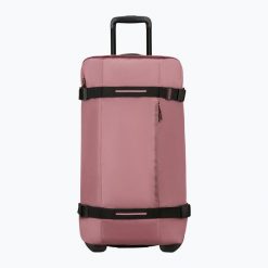 Walizka podróżna American Tourister Urban Track. Czerwone walizki American Tourister, bez wzorów. Za 549.99 zł.
