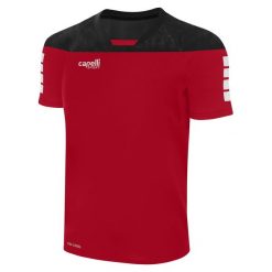 Koszulka piłkarska męska Capelli Tribeca Adult Training. Czarne t-shirty sportowe CAPELLI SPORT, bez wzorów, bez ramiączek, do piłki nożnej. Za 62.99 zł.