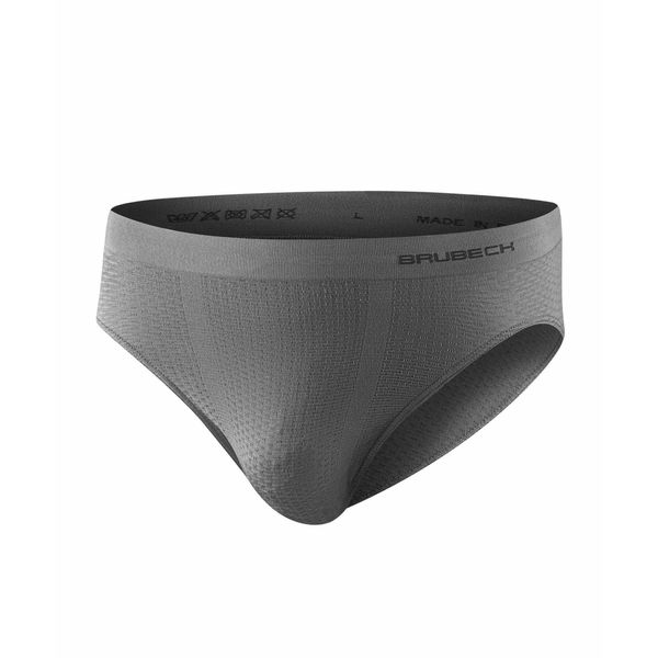 Slipy do biegania Base Layer Ultra Light 3D Męskie. Szare slipki Brubeck, m, bez wzorów, z dzianiny. Za 53.49 zł.