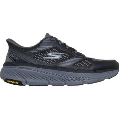 Buty Skechers Max Cushioning Permier 2.0. Czarne buty sportowe casual Skechers, bez wzorów, bez zapięcia. Za 447.50 zł.