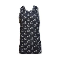 Koszulka sportowa Nike Giannis Antetokounmpo All Over Print Tank Top. Czarne t-shirty sportowe Nike, bez wzorów, bez ramiączek, do koszykówki. Za 197.00 zł.