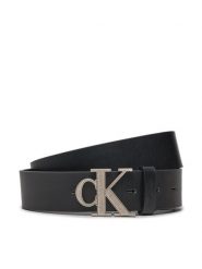 Calvin Klein Pasek Męski Monogram Hardware 35Mm K50K510063 Czarny. Czarne paski CALVIN KLEIN, bez wzorów, ze skóry. Za 139.99 zł.