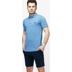 Timberland Polo Merrymeeting Rv , niebieski, rozmiar XL. Niebieskie koszulki polo sportowe Timberland, m, bez wzorów, z bawełny, bez kołnierzyka, bez ramiączek. W wyprzedaży za 179.99 zł.