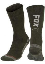 Długie skarpety Fox thermolite. Brązowe skarpety FOX, bez wzorów, z lycry. Za 118.00 zł.
