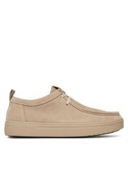 Tommy Hilfiger Półbuty Modern Light Suede Moc Toe Shoe FM0FM05501 Beżowy. Brązowe eleganckie półbuty Tommy Hilfiger, bez wzorów, ze skóry, bez obcasa, bez zapięcia. Za 359.99 zł.