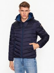 Napapijri Kurtka przejściowa Aerons NP0A4GJO Granatowy Regular Fit. Niebieskie kurtki Napapijri, m, bez wzorów, z syntetyku, bez kaptura. Za 489.99 zł.