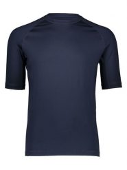 Oakley Koszulka kolarska "Rashguard" w kolorze granatowym rozmiar: XL. Niebieskie t-shirty sportowe Oakley, bez wzorów, z materiału, bez ramiączek, rowerowe. Za 91.34 zł.
