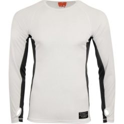 Funkcjonalna koszulka męska z długim rękawem Nordblanc, biała, 2xl. Białe bielizna termoaktywna ZIROOX, m, bez wzorów, bez ramiączek. Za 222.99 zł.