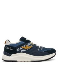 Aeronautica Militare Sneakersy 251SC286CT3543 Granatowy. Niebieskie buty sportowe casual Aeronautica Militare, bez wzorów, ze skóry, bez zapięcia. Za 659.99 zł.