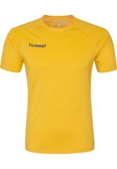 Koszulka termoaktywna dla dorosłych Hummel First Performance Jersey S/S. Brązowe bielizna termoaktywna Hummel, s, bez wzorów, z elastanu, bez ramiączek, do piłki ręcznej. Za 126.00 zł.