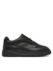 Emporio Armani Sneakersy EM006510 AF27353 UC001 Czarny. Czarne buty sportowe casual Emporio Armani, bez wzorów, ze skóry, bez zapięcia. Za 1,314.00 zł.
