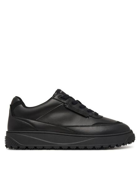 Emporio Armani Sneakersy EM006510 AF27353 UC001 Czarny. Czarne buty sportowe casual Emporio Armani, bez wzorów, ze skóry, bez zapięcia. Za 1,314.00 zł.