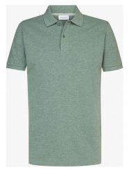 PROFUOMO Koszulka polo w kolorze zielonym rozmiar: L. Zielone koszulki polo PROFUOMO, l, bez wzorów, z bawełny, bez kołnierzyka, bez ramiączek. Za 170.87 zł.