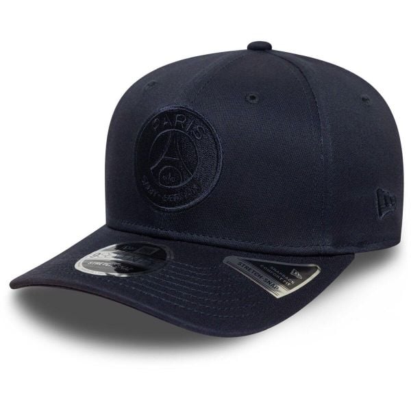 New Era czapka z daszkiem Cap Paris Saint-Germain granatowa. Niebieskie czapki z daszkiem PSG, bez wzorów. Za 179.00 zł.