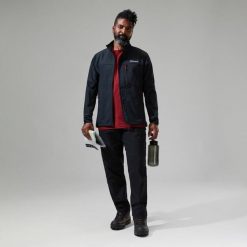 Kurtka softshell męska Berghaus Ghlas 2.0 Softshell JKT. Czarne kurtki Berghaus, m, bez wzorów, z softshellu, bez kaptura. Za 360.99 zł.