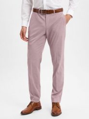 Finshley & Harding spodnie garniturowe - Kalifornia Mężczyźni Slim Fit różowy, 54. Czerwone garnitury Finshley & Harding, m, bez wzorów, z syntetyku. Za 299.95 zł.