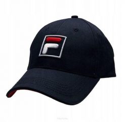 Czapka tenisowa Fila Baseball Cap Forze granatowa. Niebieskie czapki z daszkiem Fila, bez wzorów, z bawełny. Za 69.00 zł.