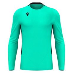 Koszulka bramkarska z długim rękawem Macron Argo. Czarne bluzki z długim rękawem Macron, bez wzorów, bez kołnierzyka, bez ramiączek. Za 270.00 zł.