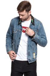 KURTKA JEANSOWA LEVI'S Trucker Jeans Hulahula 723340278. Niebieskie kurtki Levi's®, m, bez wzorów, z jeansu, bez kaptura. Za 299.99 zł.