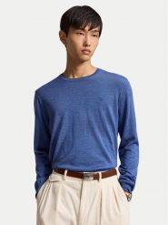 Polo Ralph Lauren Sweter 710954589001 Niebieski Regular Fit. Niebieskie swetry rozpinane Polo Ralph Lauren, m, bez wzorów, z wełny, bez kołnierzyka, bez ramiączek. Za 919.99 zł.