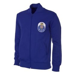 Kurtka/bluza retro piłkarska dla dorosłych - FC Porto 1983-84 - Niebieska. Niebieskie kurtki COPA FOOTBALL, xs, bez wzorów, bez kaptura. Za 423.62 zł.
