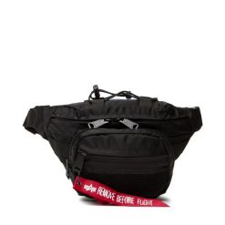 Nerka Alpha Industries. Czarne saszetki i nerki Alpha Industries, bez wzorów. Za 189.99 zł.