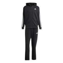 Dres z kapturem adidas Colorblock. Czarne komplety dresowe Adidas, xs, bez wzorów, z dresówki, bez ramiączek. Za 352.99 zł.
