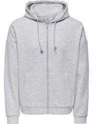 ONLY & SONS Bluza w kolorze jasnoszarym rozmiar: XS. Szare bluzy Only & Sons, xs, bez wzorów, z bawełny, bez kaptura. Za 65.85 zł.
