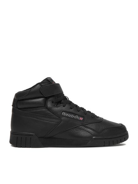 Reebok Sneakersy SS-EX-O-FIT HI 100000109 Czarny. Czarne buty sportowe casual Reebok, bez wzorów, ze skóry, bez zapięcia. Za 369.99 zł.