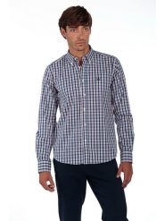 The Time of Bocha Koszula w kolorze niebiesko-czerwonym rozmiar: XXL. Niebieskie koszule The Time of Bocha, xxl, bez wzorów, z bawełny, bez kołnierzyka, bez ramiączek. Za 113.63 zł.