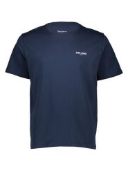 Pepe Jeans Koszulka w kolorze granatowym rozmiar: XXL. Niebieskie bezrękawniki Pepe Jeans, xxl, bez wzorów, z bawełny, bez kołnierzyka, bez ramiączek. Za 83.03 zł.