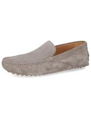 MELVIN & HAMILTON Skórzane mokasyny "Nelson 1" w kolorze szarym rozmiar: 43. Szare botki sznurowane Melvin & Hamilton, bez wzorów, bez obcasa, bez zapięcia. Za 434.99 zł.