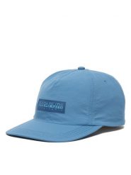 Napapijri Czapka z daszkiem F-Box Logo NP0A4IGB Niebieski. Niebieskie czapki z daszkiem Napapijri, bez wzorów, z nylonu. Za 159.99 zł.