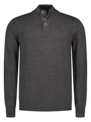 NEW ZEALAND AUCKLAND Sweter w kolorze antracytowym rozmiar: XXL. Czarne swetry nierozpinane New Zealand Auckland, xxl, bez wzorów, z wełny, bez kołnierzyka, bez ramiączek. Za 249.95 zł.