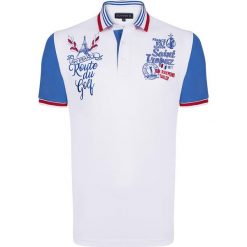 Koszulka polo "Pure" w kolorze białym. Koszulki polo marki Sir Raymond Tailor. W wyprzedaży za 173.95 zł.