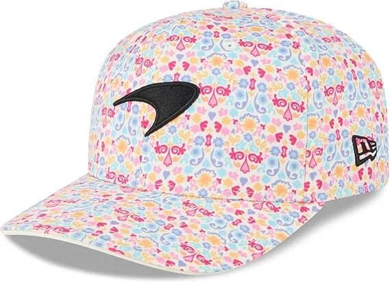 Wielokolorowa czapka Mclaren Se Eos Team 9fifty Mix. Czerwone czapki z daszkiem Coqui, bez wzorów, z materiału. Za 184.99 zł.