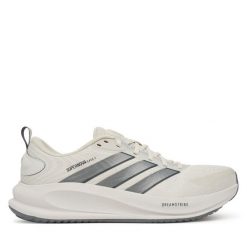 Buty do biegania adidas. Białe buty do biegania Adidas, bez wzorów, bez zapięcia, do biegania. Za 399.99 zł.