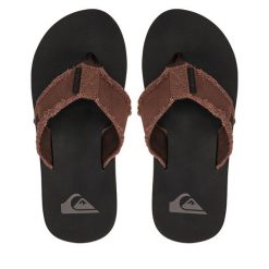 Japonki Quiksilver. Brązowe japonki Quiksilver, bez wzorów. Za 119.99 zł.