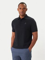 KARL LAGERFELD Polo 745750 562221 Granatowy Regular Fit. Niebieskie koszulki polo KARL LAGERFELD, m, bez wzorów, z bawełny, bez kołnierzyka, bez ramiączek. Za 429.99 zł.